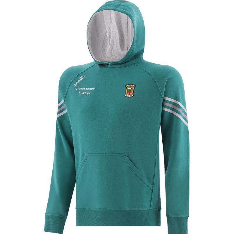 Green Kids' GAA Mayo Weston pullover fleece hoodie by O’Neills.