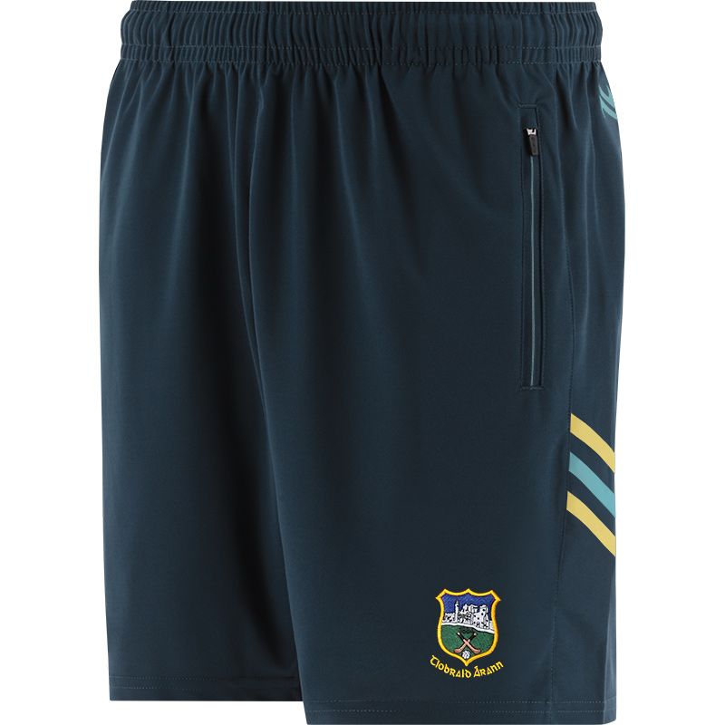 Marine Men's Tipperary GAA training shorts with zip pockets by O’Neills.