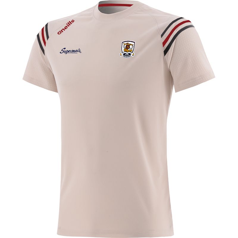 Beige Men's Galway GAA T-Shirt with county crest by O’Neills. 