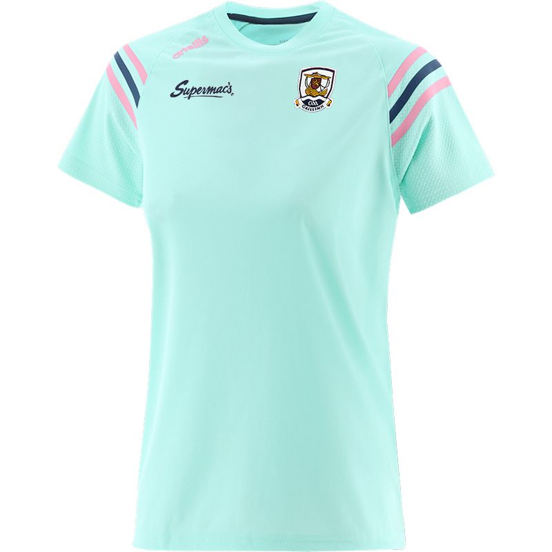 Green Women's Galway GAA T-Shirt with county crest by O’Neills. 