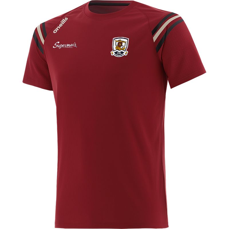 Red Kids' Galway GAA T-Shirt with county crest by O’Neills. 