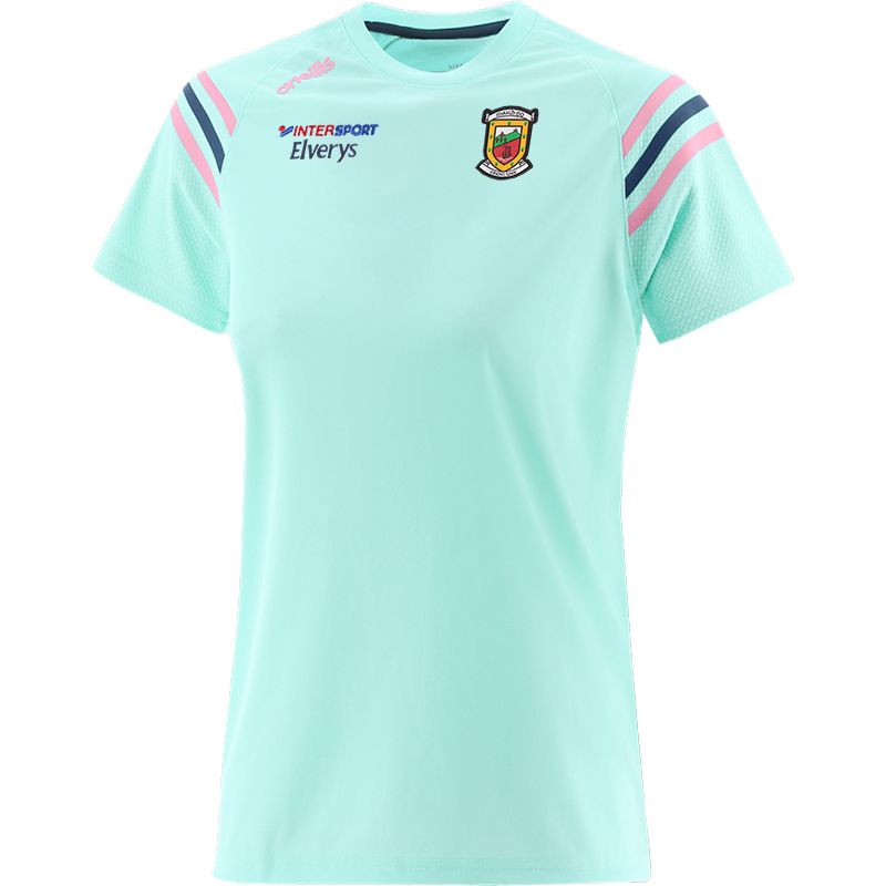 Green Women's Mayo GAA T-Shirt with county crest by O’Neills. 