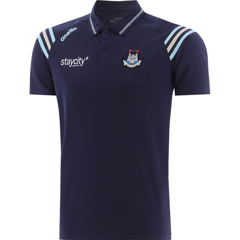 Marine Men’s Dublin GAA Polo Shirt with County Crest by O’Neills.