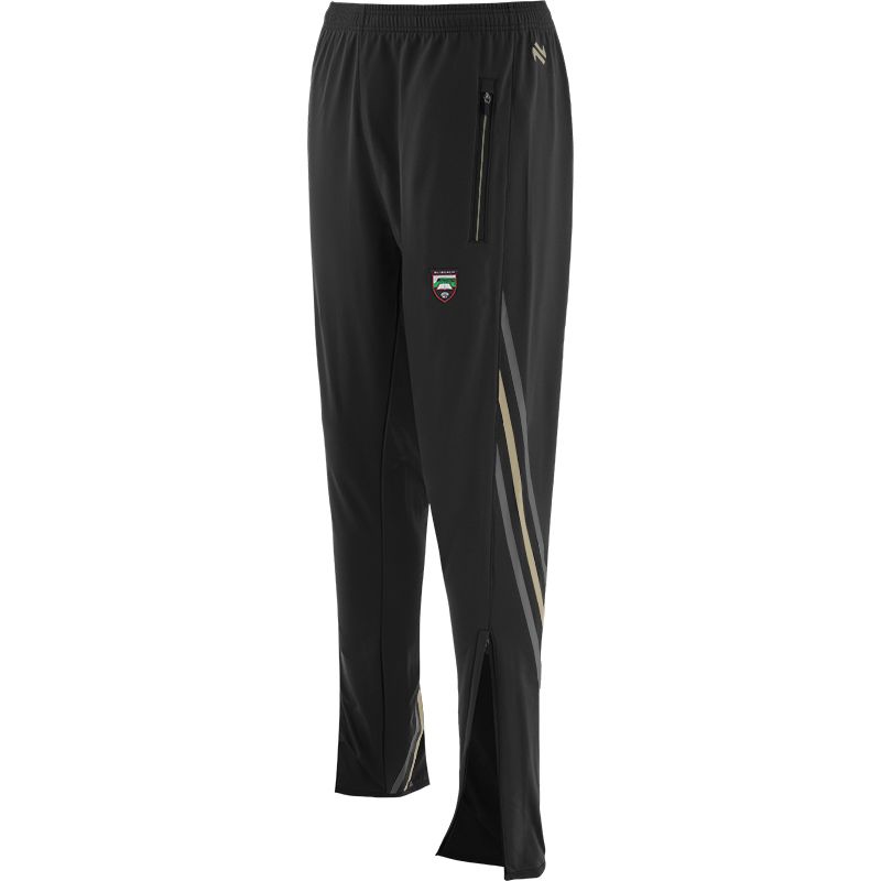 Black Kids; Sligo GAA Weston Brushed Skinny Tracksuit Bottoms with zip pockets by O’Neills.