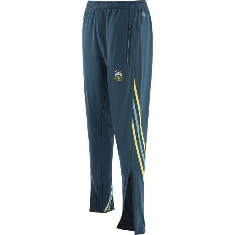 Marine Kids' Tipperary GAA Weston Brushed Skinny Tracksuit Bottoms with zip pockets by O’Neills.