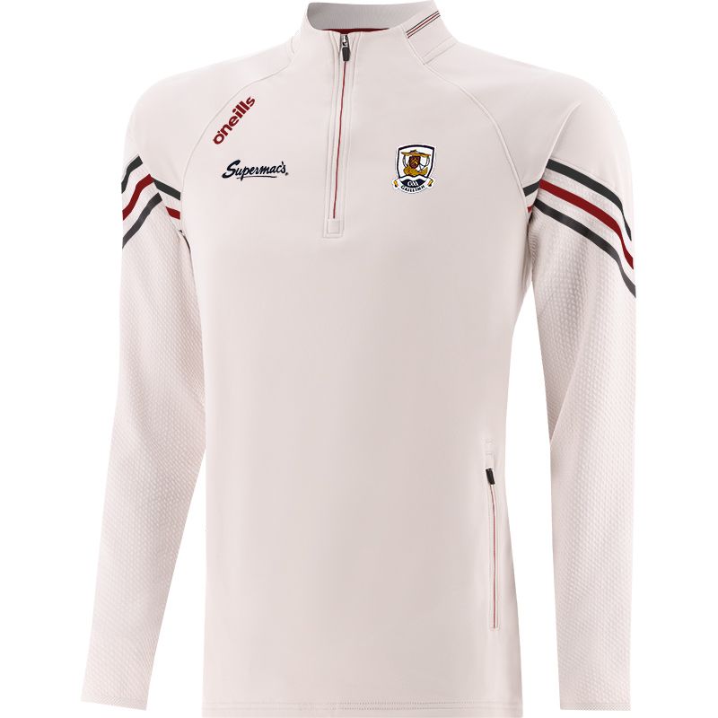 Beige Men's Galway GAA Weston Half Zip Top with zip pockets by O’Neills.