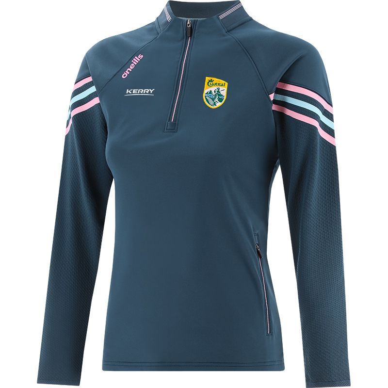 Marine Women's Kerry GAA Weston Half Zip Top with zip pockets by O’Neills.