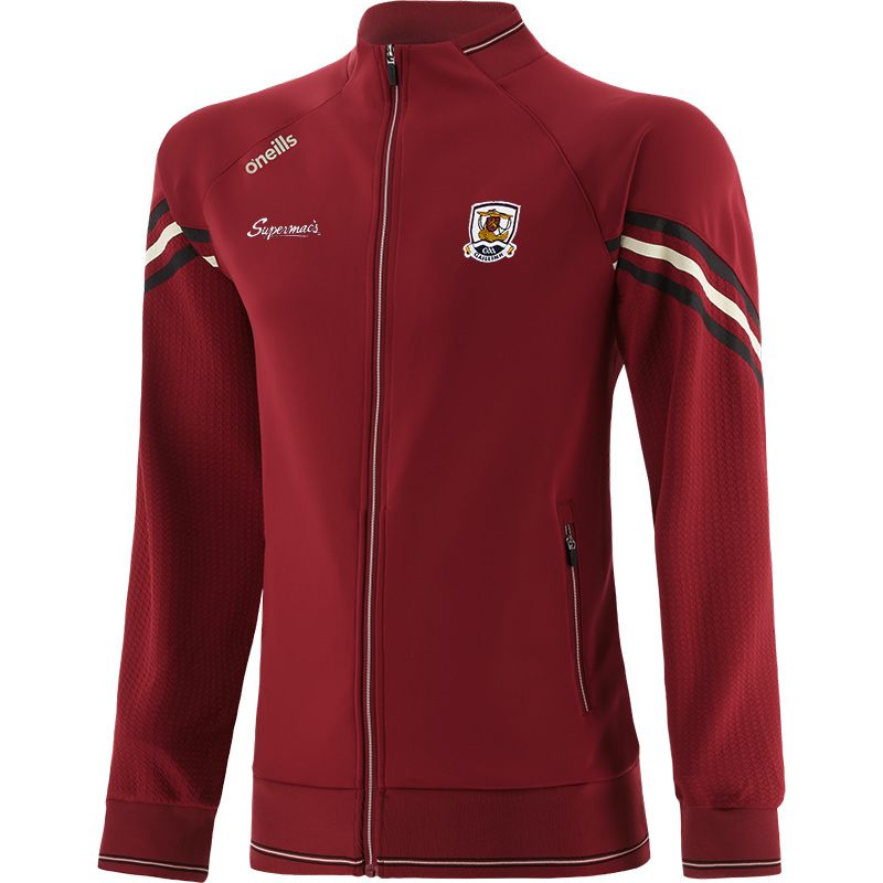 Men's Galway GAA Hybrid Full Zip Top with zip pockets and county crest by O’Neills. 