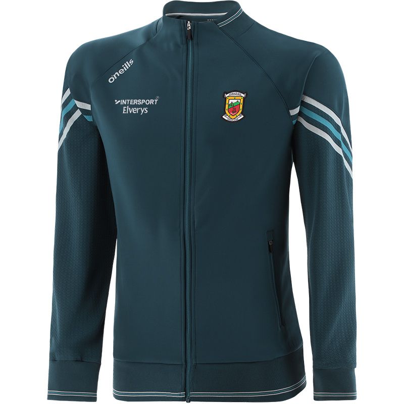 Men's Mayo GAA Hybrid Full Zip Top with zip pockets and county crest by O’Neills. 