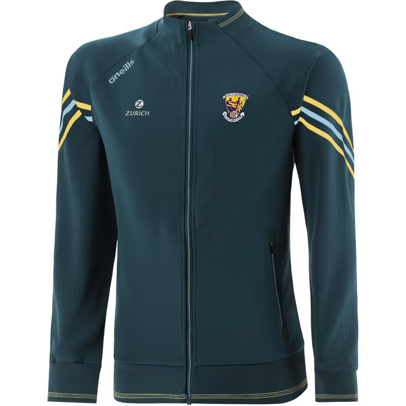 Marine Wexford GAA Hybrid Full Zip Top with zip pockets and county crest by O’Neills. 