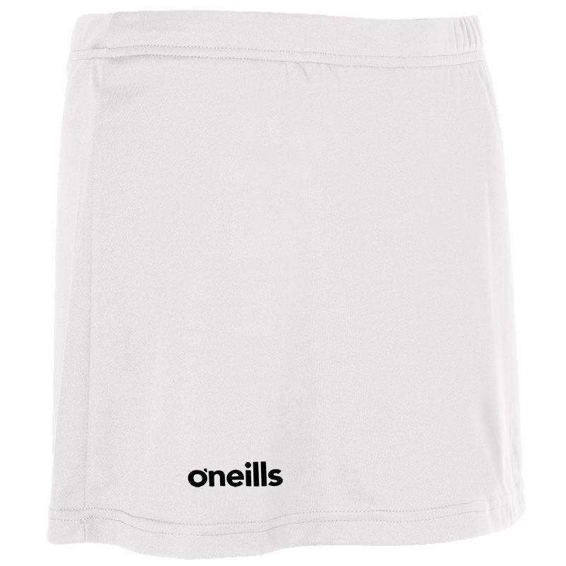 White Women's Skort with elasticated waistband and O’Neills branding by O’Neills.