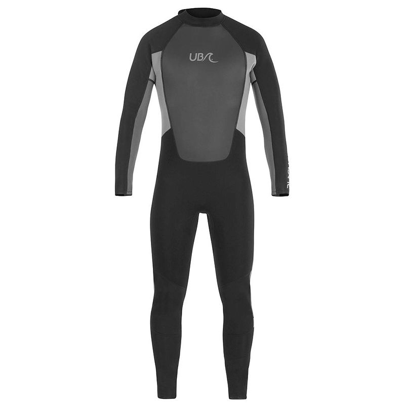 black and grey Urban Beach men's long wetsuit made from 2mm neoprene from O'Neills