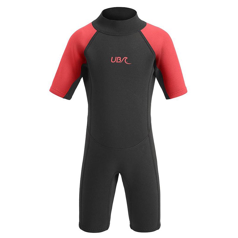black and red Urban Beach kids' shorty wetsuit made from 2mm neoprene from O'Neills