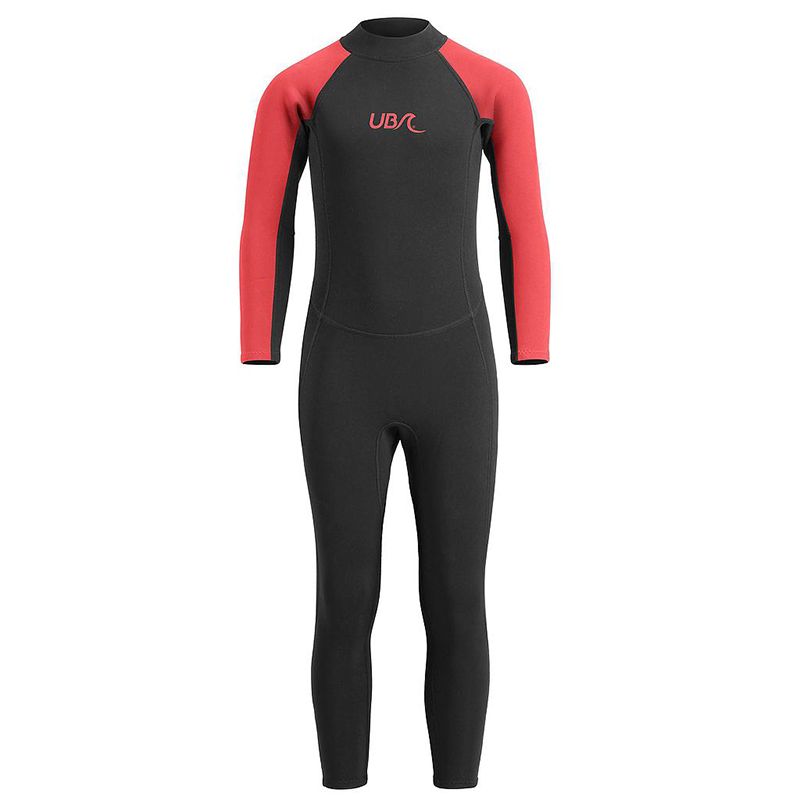 black and red Urban Beach kids' long wetsuit made from 2mm neoprene from O'Neills