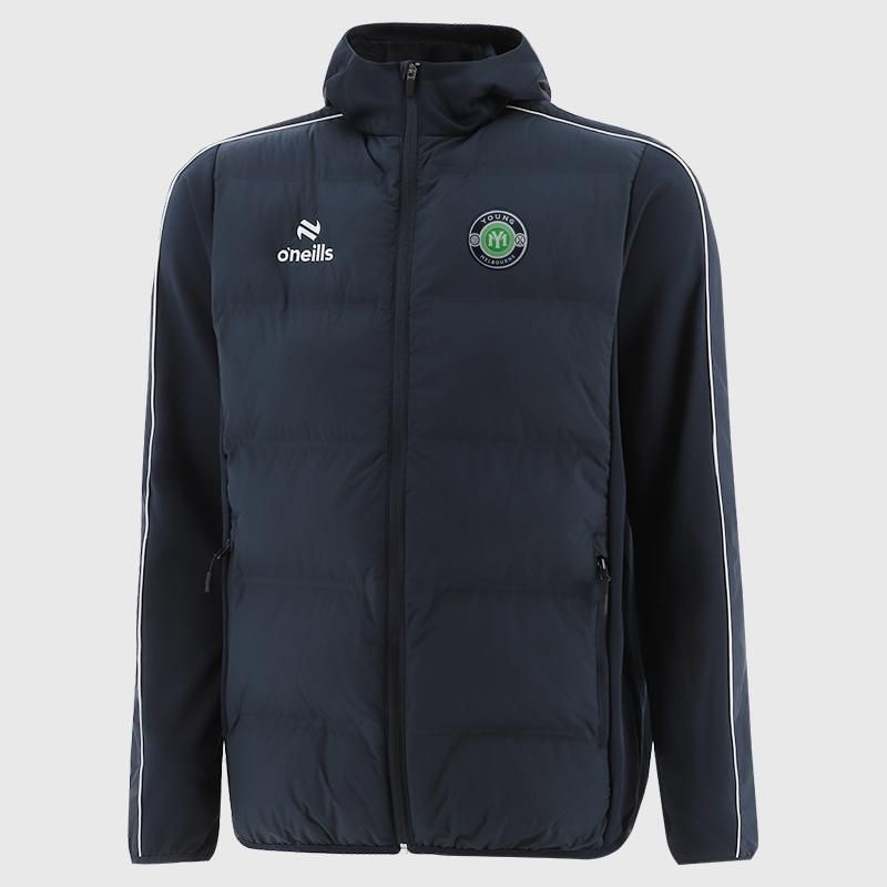 Young Melbourne GAA Rise Lightweight Padded Hooded Jacket