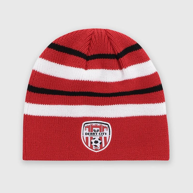 O'Neills Derry City FC Zola Knitted Beanie Hat