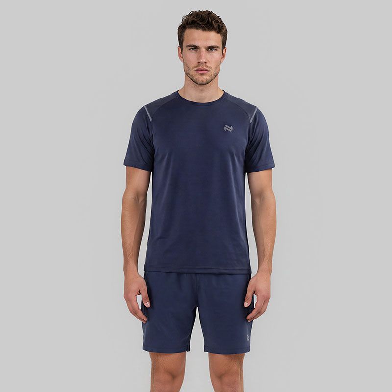 Navy O’Neills Men’s Zone T-Shirt with four-way stretch woven fabric