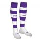 Exmouth RFC Kids' Koolite Max Long Sock Purple / White