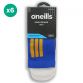 Royal and amber Koolite Max Midi Socks 6 Pack infused with COOLMAX® technology from O'Neills