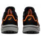 Men's ASICS GEL-VENTURE™ 8 WATERPROOF Lace Up Running Shoes black and orange from O'Neills.