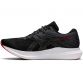 black and red ASICS men's runners with an engineered mesh upper from O'Neills