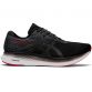 side view of black and red ASICS men's runners with an engineered mesh upper from O'Neills