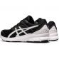 Black and White ASICS running shoes with an EVA midsole from O'Neills.