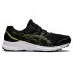 Black and Green ASICS men's runners with a flexible mesh upper from O'Neills