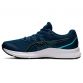 blue and black ASICS men's runners with a flexible mesh upper from O'Neills