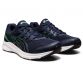 Navy and Green ASICS men's runners with a flexible mesh upper from O'Neills