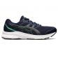 Navy and Green ASICS men's runners with a flexible mesh upper from O'Neills