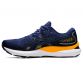 Blue and Orange ASICS men's Runners with Reflective accents improve visibility in low-light conditions from O'Neills