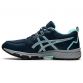 Blue and Green ASICS women's runners with a waterproof upper from O'Neills