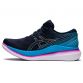 blue and purple ASICS women's running shoes with an improved upper fit from O'Neills