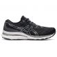 black and white ASICS women's runners with excellent shock absorption from O'Neills