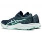 Women's ASICS Dynablast 2 Lace Up Running Shoes with mesh upper Navy and green from O'Neills.