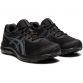Black kids' ASICS Gel Contend™ 7 GS running shoes with mesh upper from O'Neills.