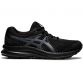 Black kids' ASICS Gel Contend™ 7 GS running shoes with mesh upper from O'Neills.
