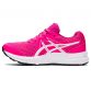 Kids' Pink ASICS Gel Contend 7 running shoes with mesh upper from O'Neills.