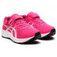 Kids' Pink ASICS Gel Contend 7 running shoes with mesh upper from O'Neills.