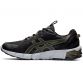 Men's ASICS Lace Up Trainers with gel sole black and green from O'Neills.