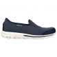 Navy Womens Skechers Go Walk Classic - Ideal Sunset Slip-On Trainers in a slip on style from O'Neills