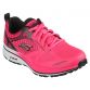 Women's Skechers Lace Up Trainers Pink and Black from O'Neills.