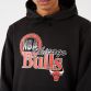 Black men's New Era Chicago Bulls overhead hoodie with team logo on the front from O'Neills.