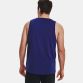 Blue Under Armour Men's Tech™ Tank 2.0, with a New, streamlined fit & shaped hem from O'Neill's.