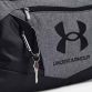 Grey Under Armour Undeniable 5.0 Small Duffle Bag, with an Adjustable shoulder strap from O'Neill's.