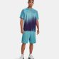 Blue Under Armour Men's UA Tech™ Fade Short Sleeve T-Shirt, with Anti-odor technology prevents the growth of odor-causing microbes from O'Neill's.