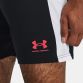 Men's black Under Armour shorts with waist draw string from O'Neills.
