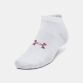 White Under Armour UA Essential Low Cut 3-Pack Socks from O'Neill's.