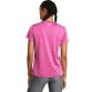 Pink Under Armour Women's UA Tech™ Twist V-Neck T-Shirt from O'Neills.